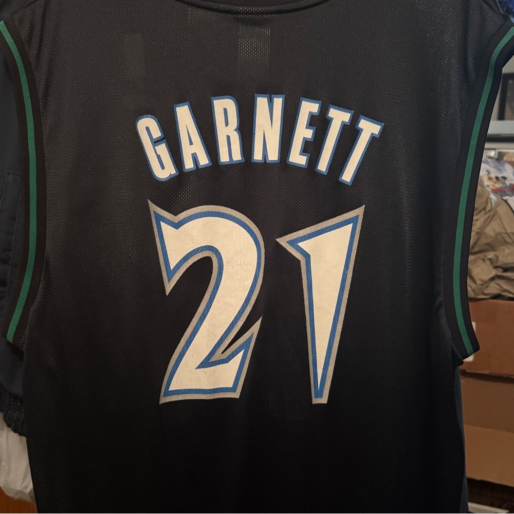 Timberwolves Reebok Kevin Garnett Jersey